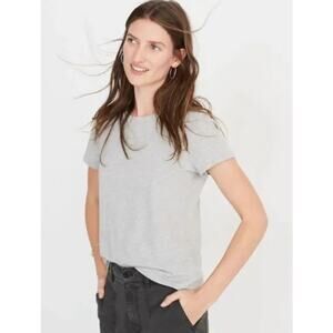 Madewell Northside Vintage Tee Size 2X Light Gray 100% Cotton